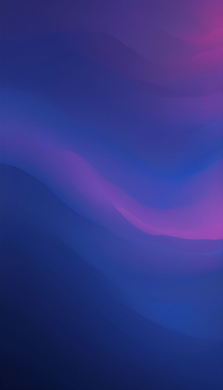 Serene Gradient Waves of Blue Purple and Pink Phone Case Cover