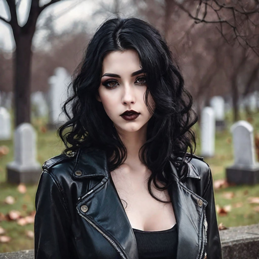 goth woman 25 years old