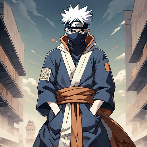 A Kakashi wearing Moroccan robes by Venom - Playground