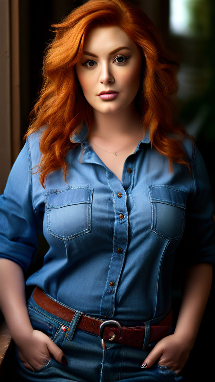 Beautiful Voluptuous Redhead