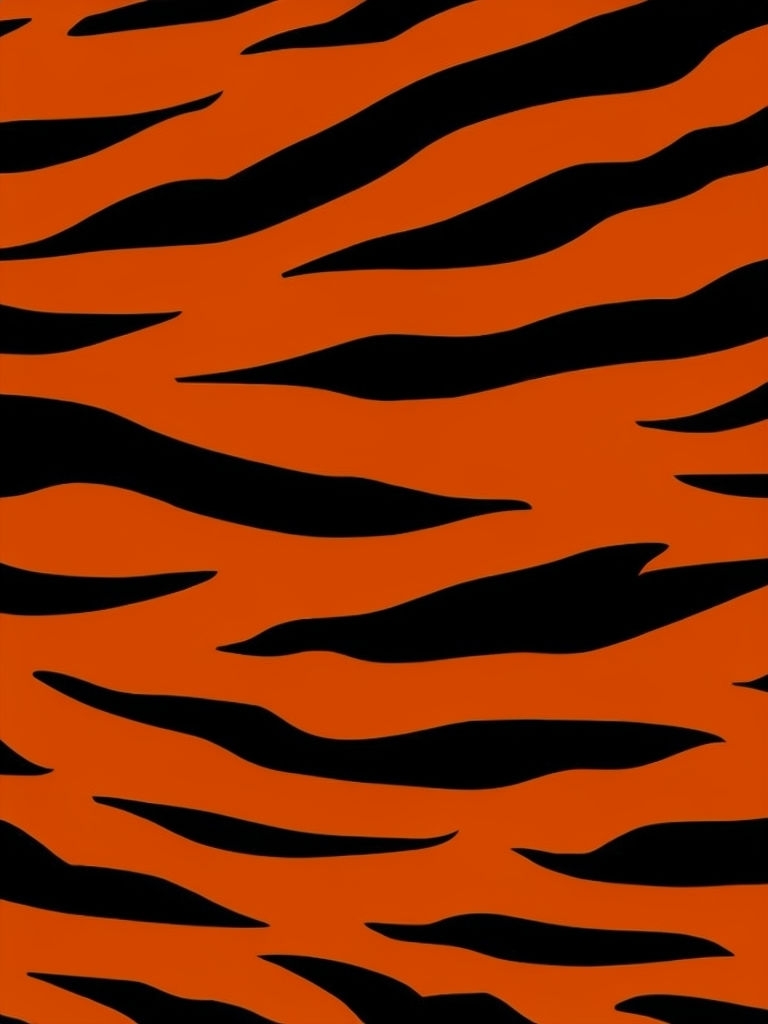 Vibrant Tiger Stripe Pattern Phone Case Cover Design
