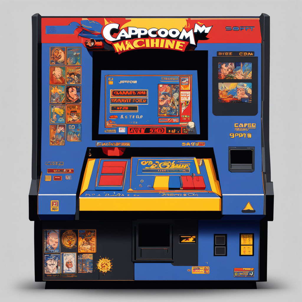 CAPCOM-CPS1 game machine Soft icon front flat by Chaoqun Cai - Playground