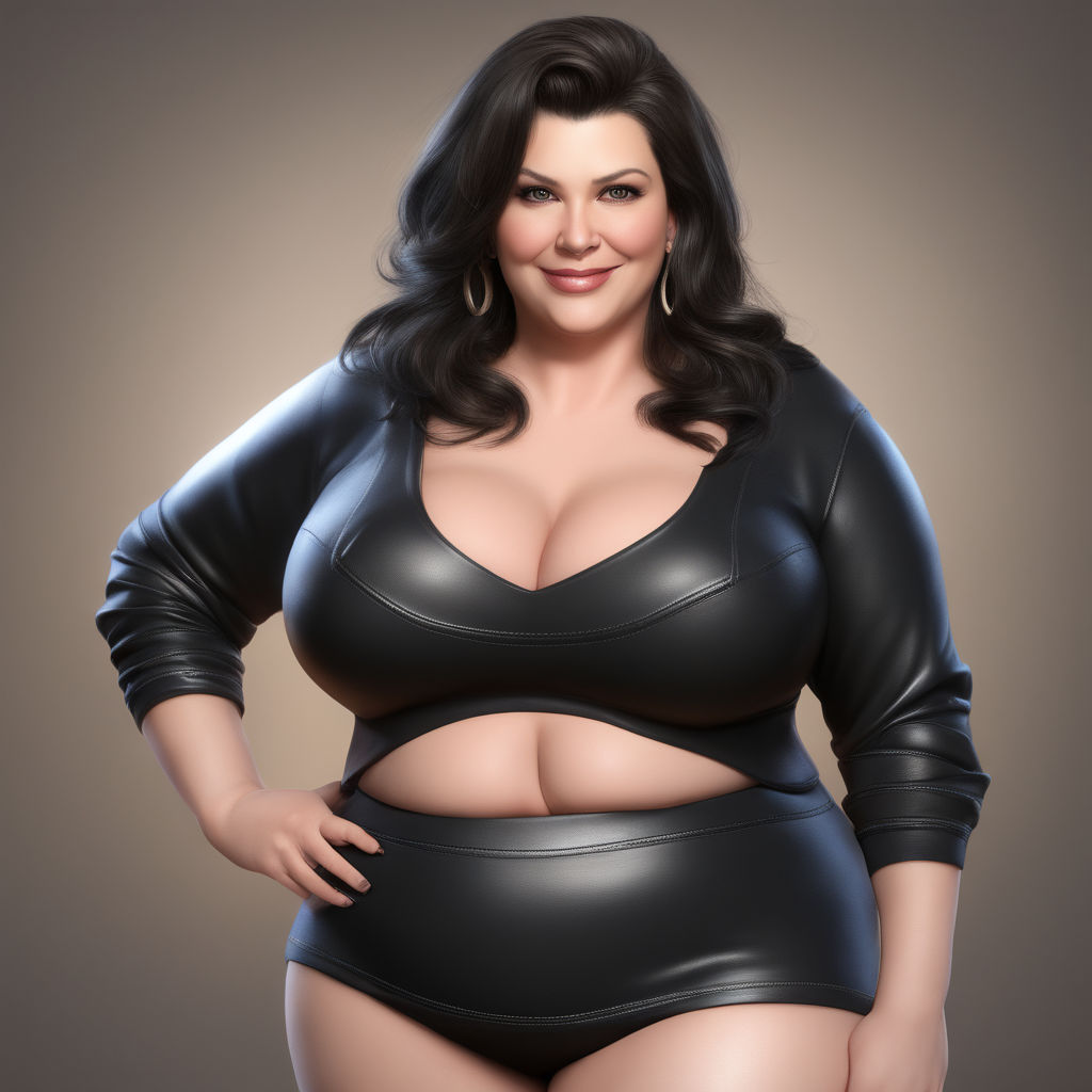 a profile picture of a white mid size fat woman with extremely realistic  skin with black hair