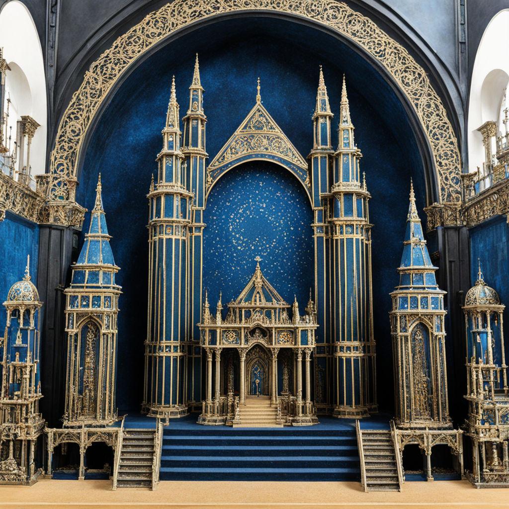 Huge 1980s Warhammer 40k style palace style temple by Matthew ...