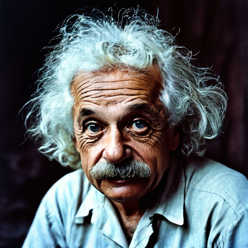 Albert Einstein Qui Fait Une Grimace By Marily Dion St-amant - Playground