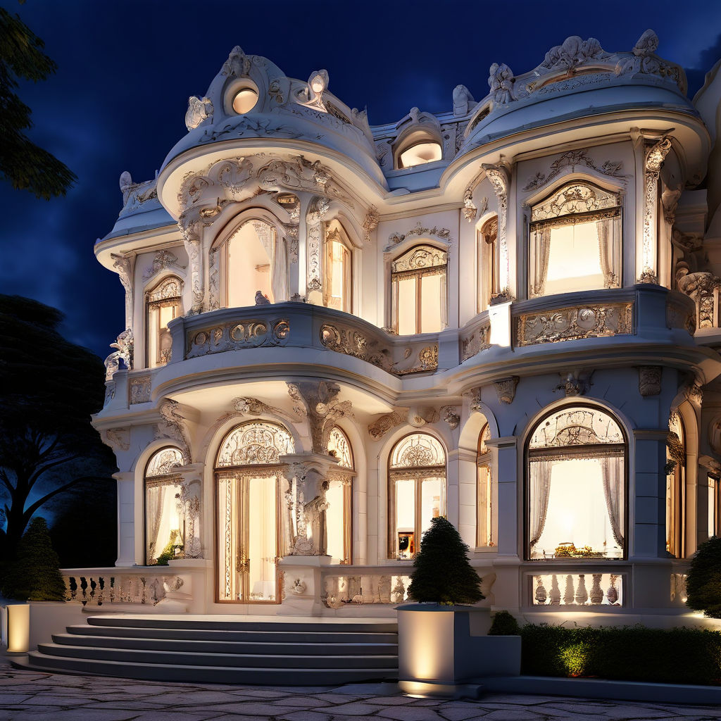 Design of a French style villa with many floors by Juliany Randall ...