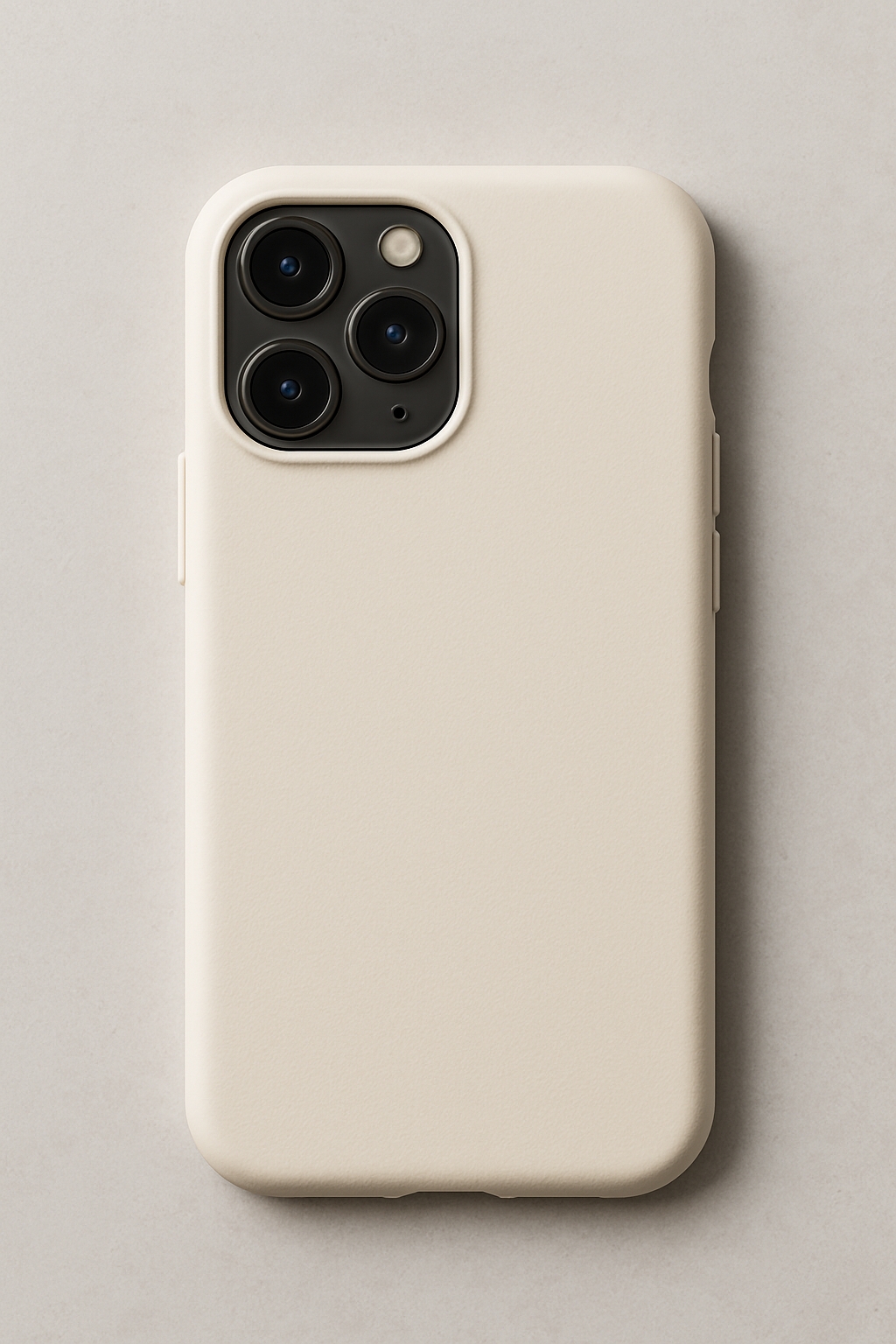 Minimalist Ivory iPhone Protective Case Mockup