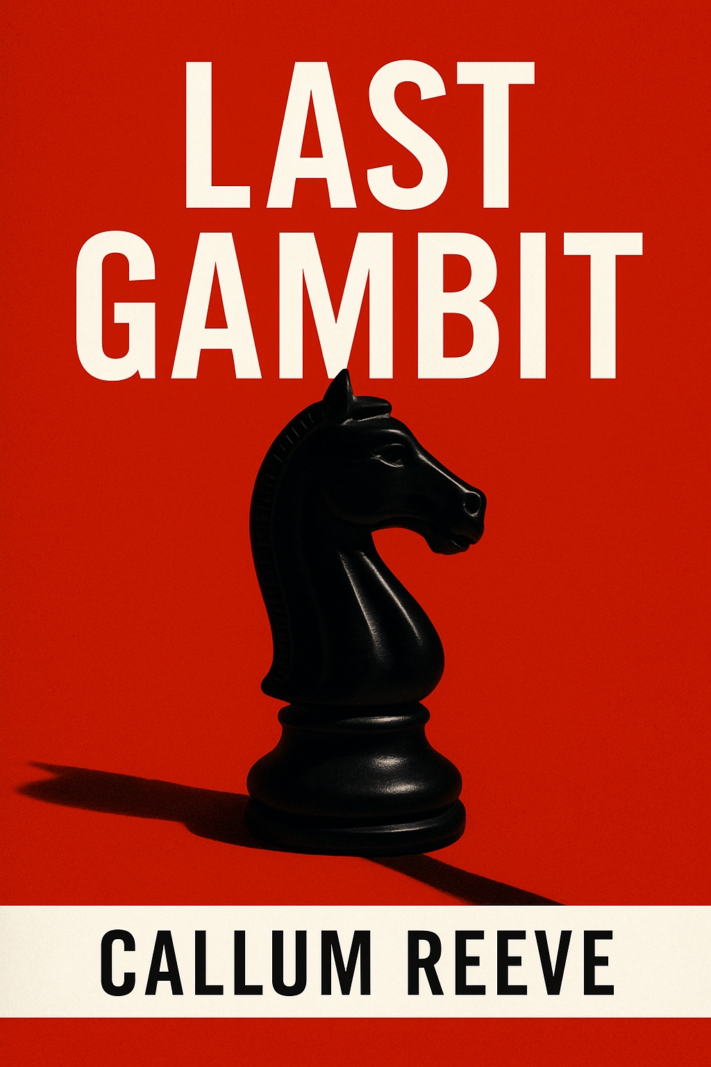 Last Gambit Minimalist Chess Design EBook Cover