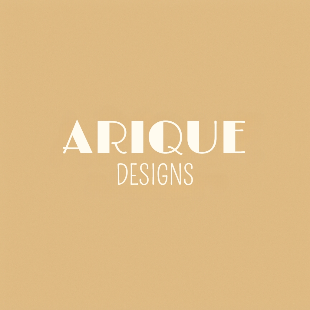 Elegant Minimalist ARIQUE Logo Design for Branding