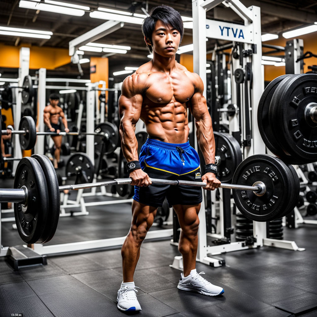 A hyper muscular 14 year old Japanese male bodybuilder by Shaylin Smith ...