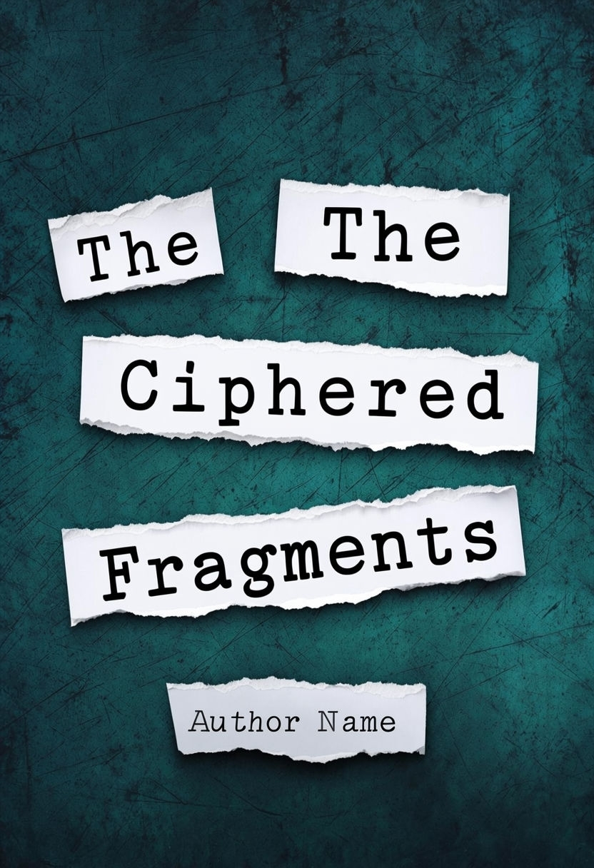 The Ciphered Fragments Dark Mystery Ebook Cover Design