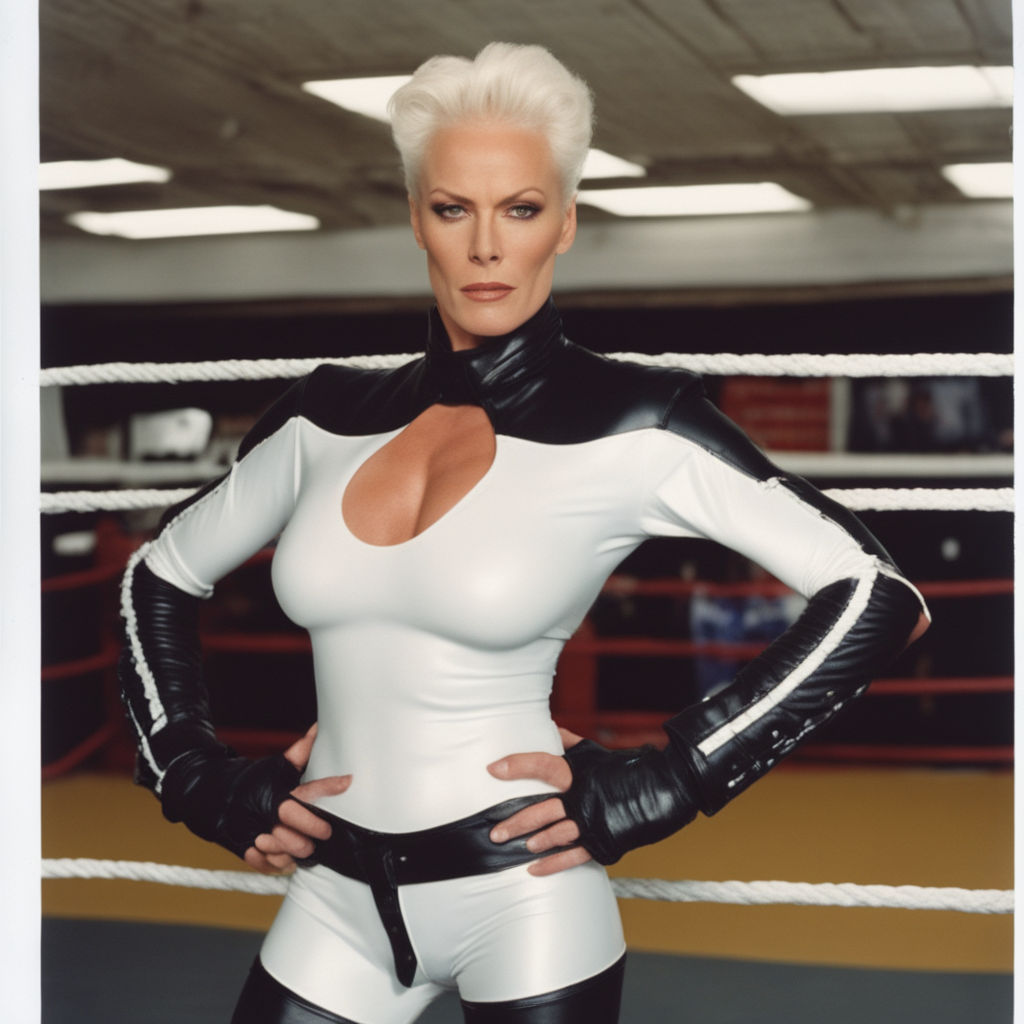 she looks like Brigitte Nielsen