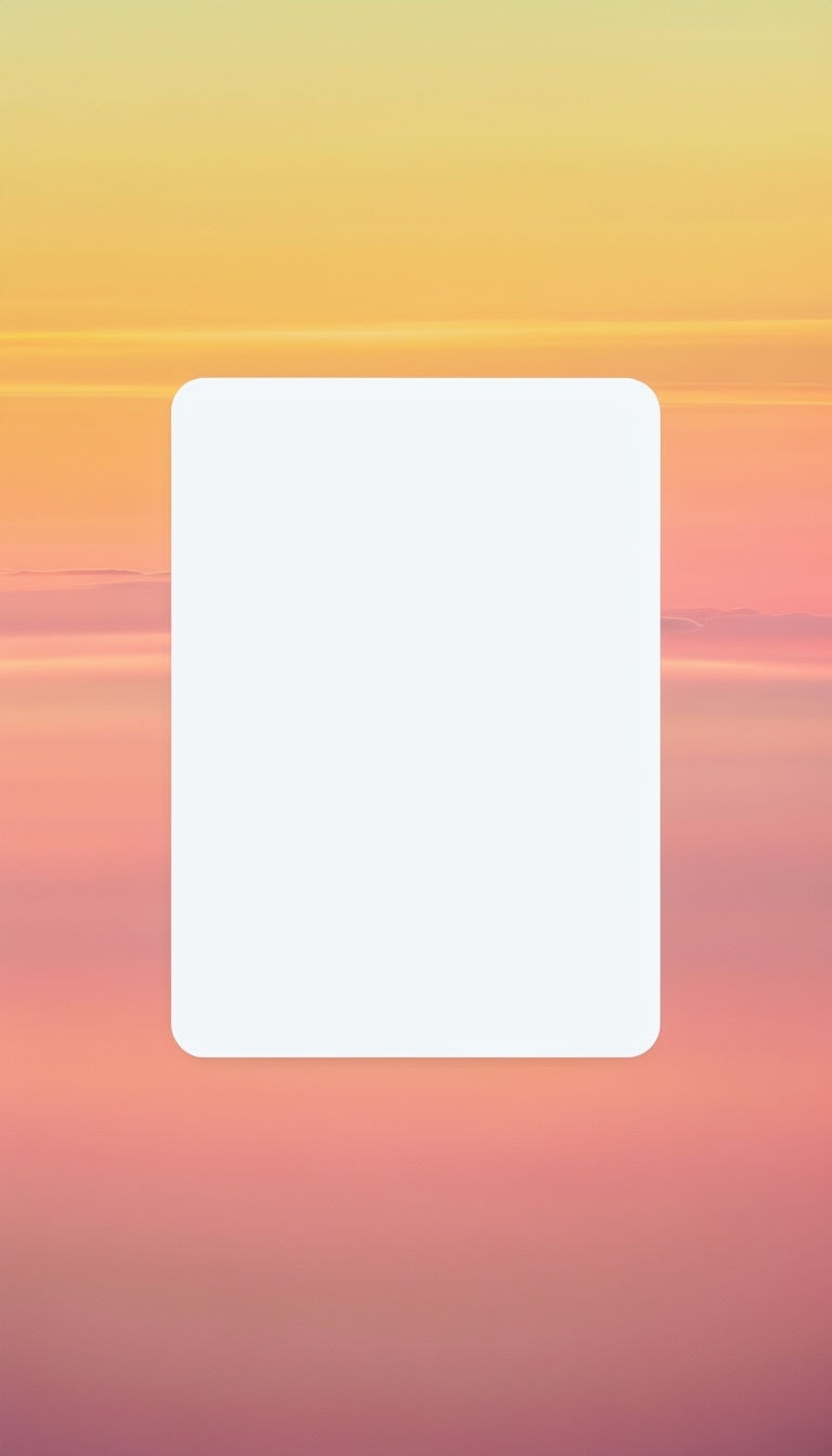 Stunning Sunset Sky Gradient with Clean Overlay for Social Media Post