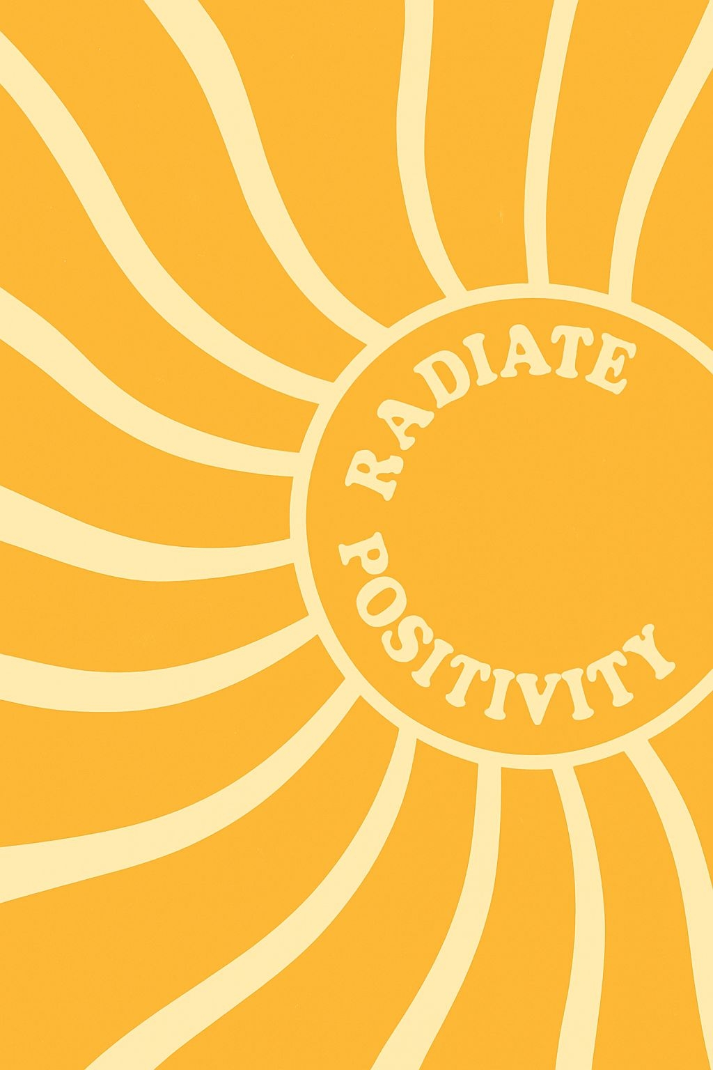 Radiate Positivity Bright Design T-Shirt