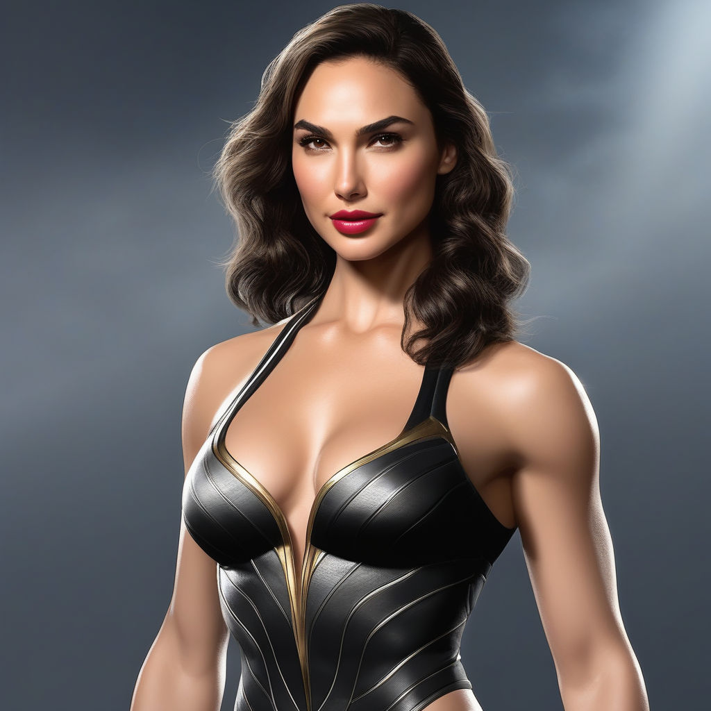 Tête Gal gadot Seins de Salma Hayek