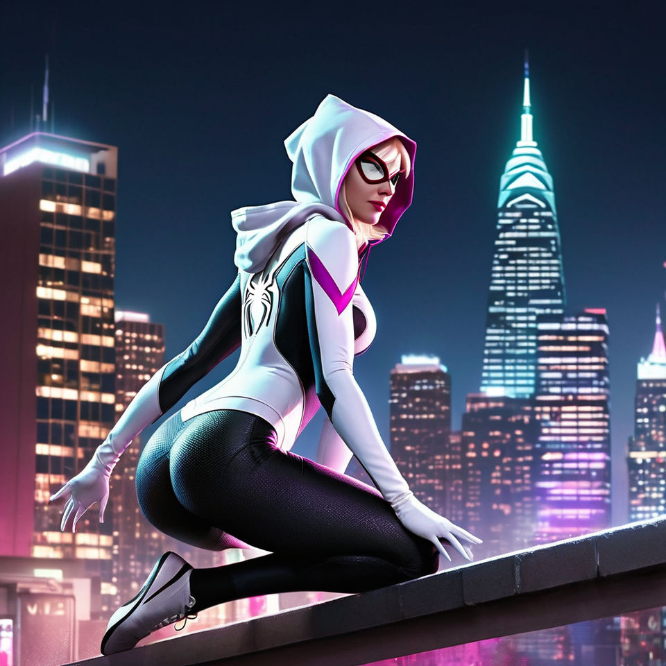 spider gwen big booty