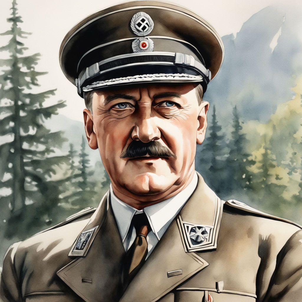 Hitler smiling by Peti K - Playground