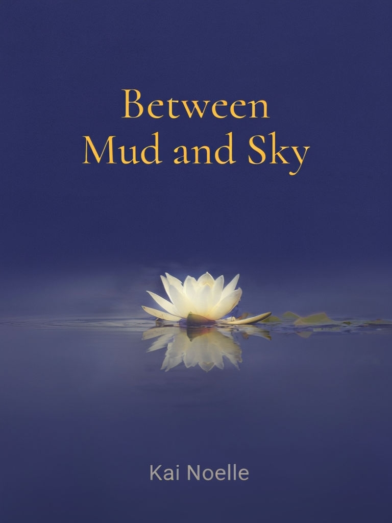 Elegant Minimalist Lotus EBook Cover Design Between Mud and Sky