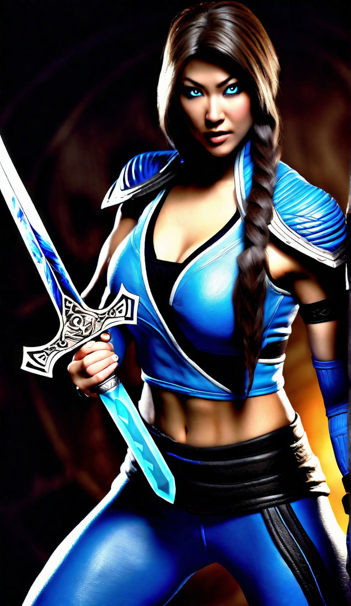 kitana from mortal kombat