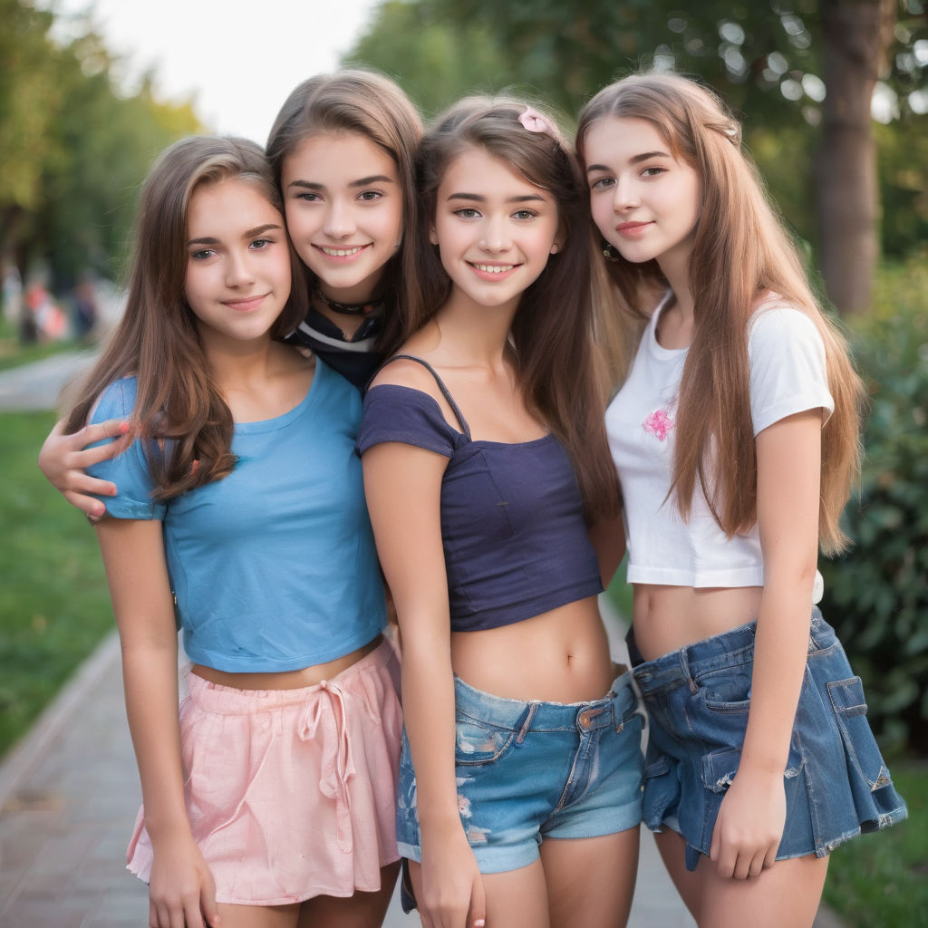 3 lovely teen age girls by Senthil Kumar - Playground