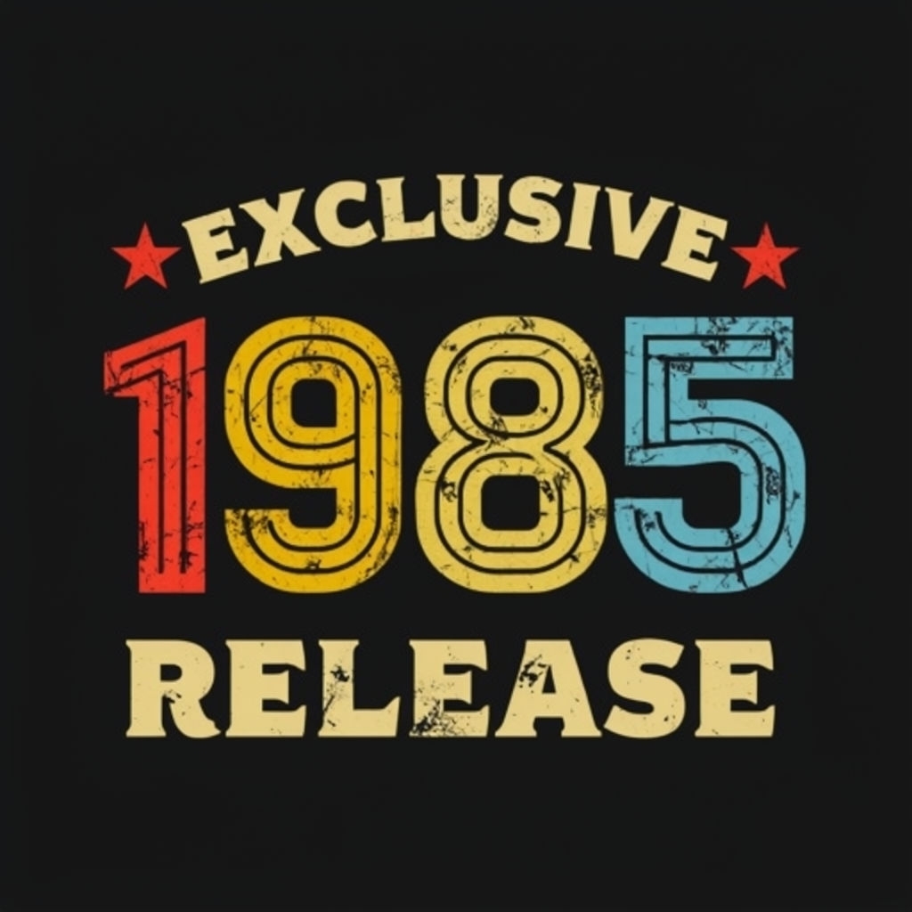 Retro Exclusive Release 1985 Graphic T-Shirt