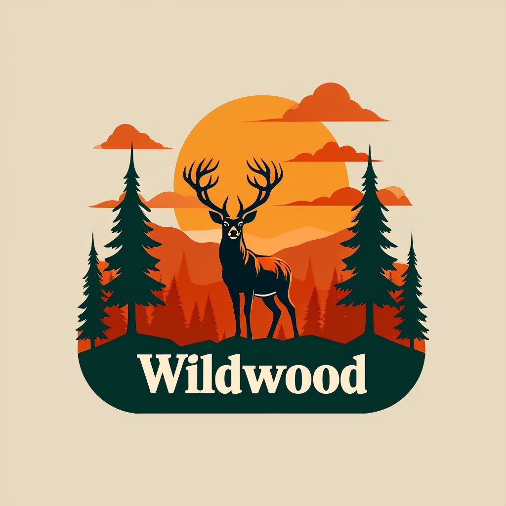 Serene Wildwood Deer Illustration for Nature Lovers T-shirt