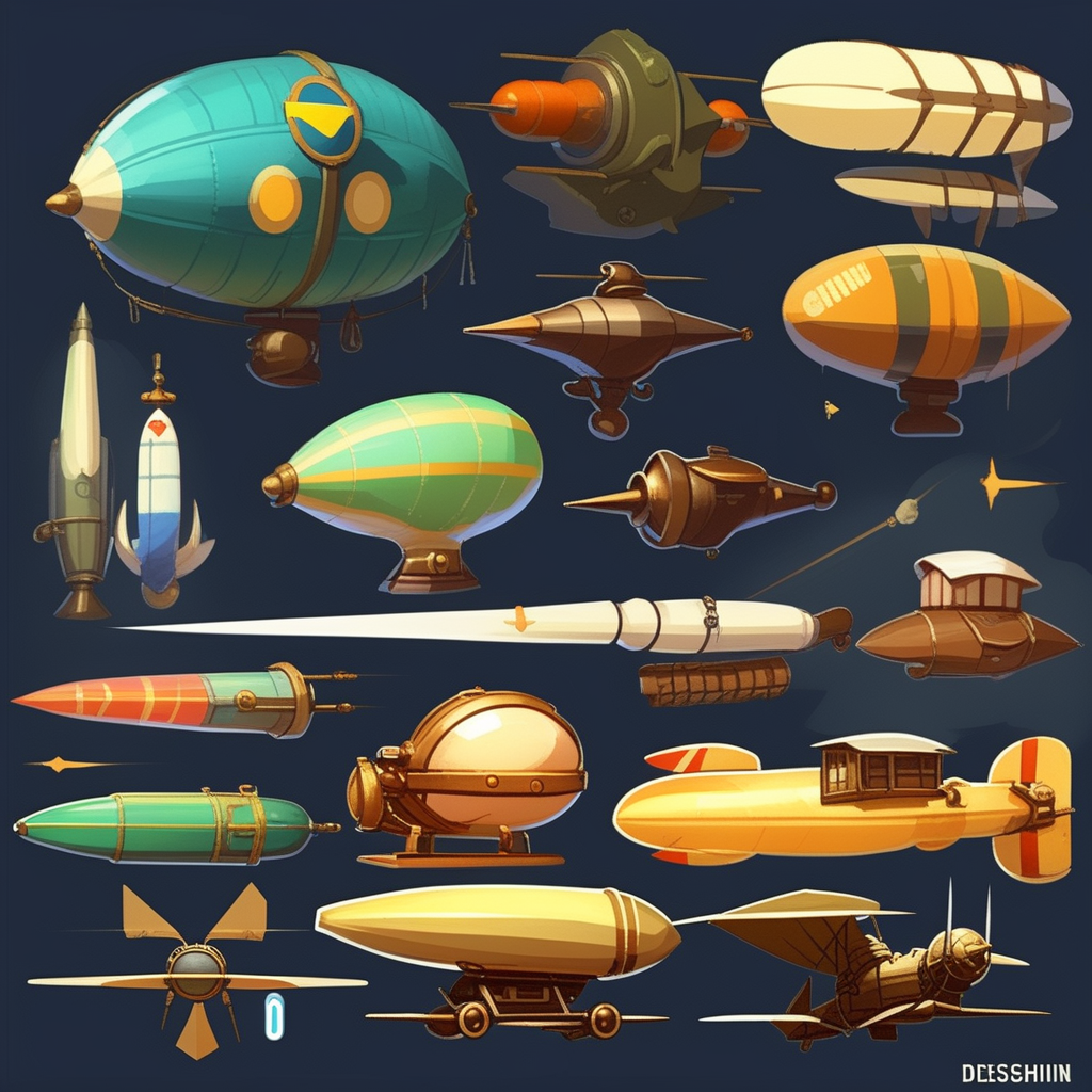 9 game cursors for the time period: electric age: dieselpunk... by Adam ...