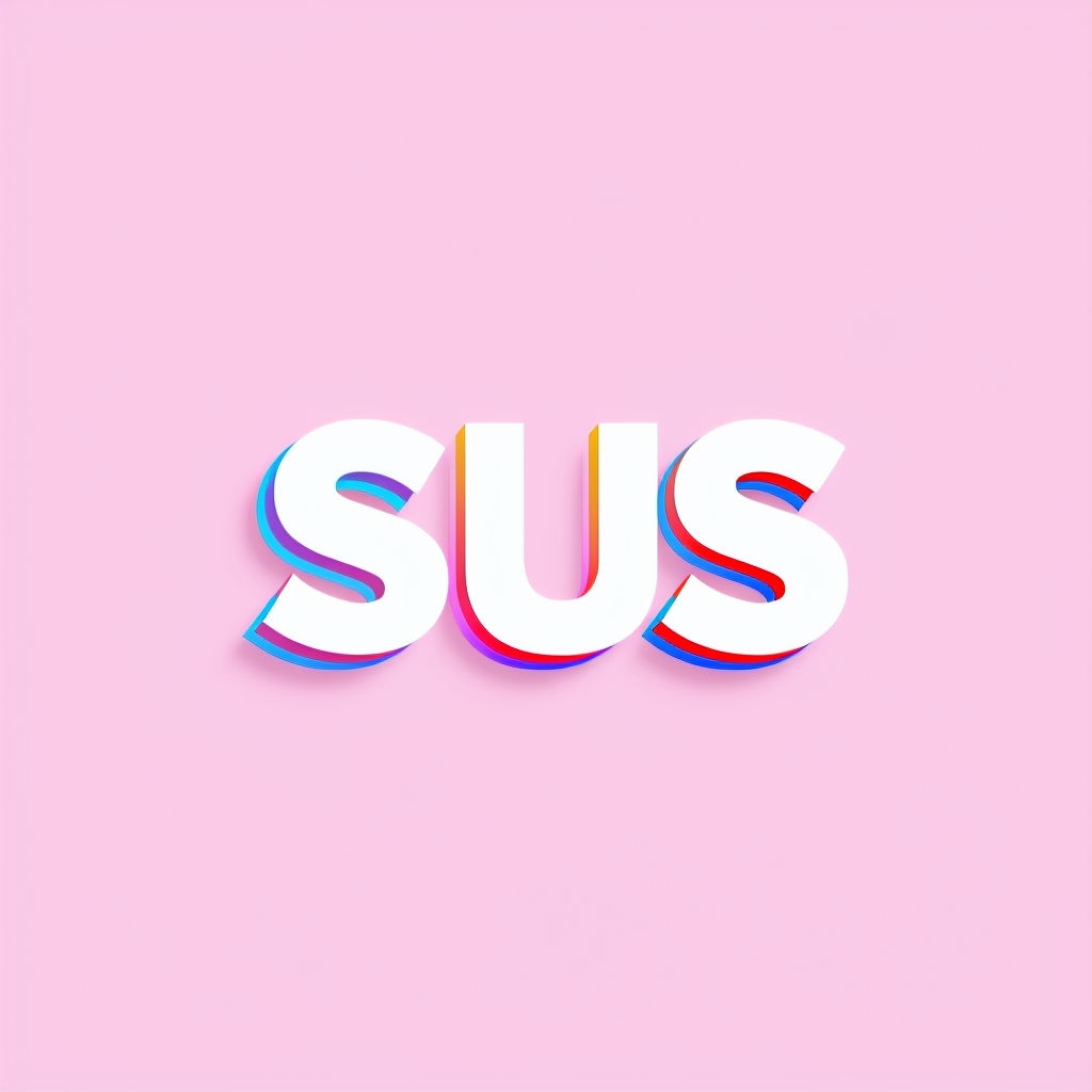 Bold Minimalist SUS Typography T-Shirt