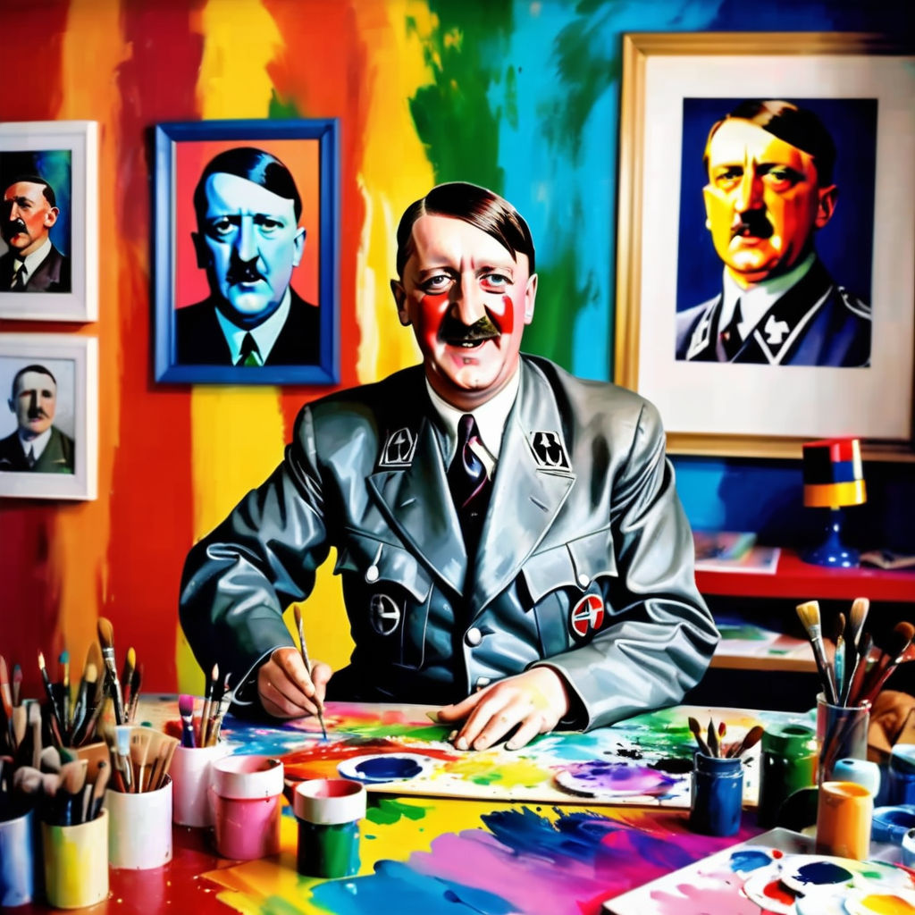 Adolf hitler smiling by polow “Gorimacje” mias - Playground