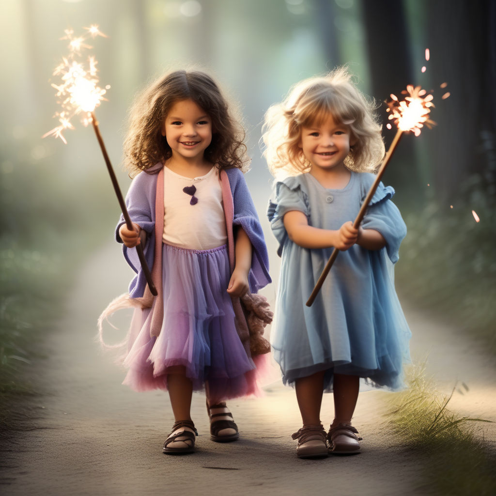 Four (4) magic wands for toddlers poem by anfal munir - Playground