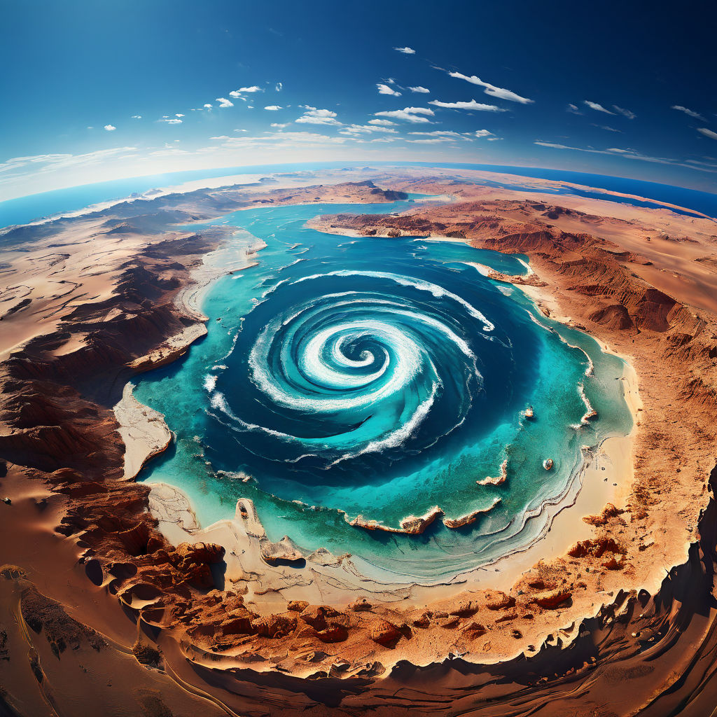 The world map zoom in at the red sea showing a whirlpool in... by Sara ...