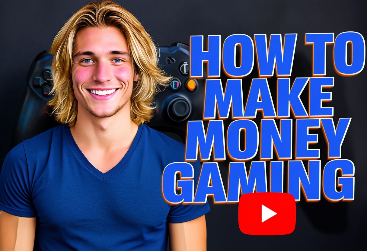 Engaging Promo Image for Making Money Gaming Social Media Post - Playground