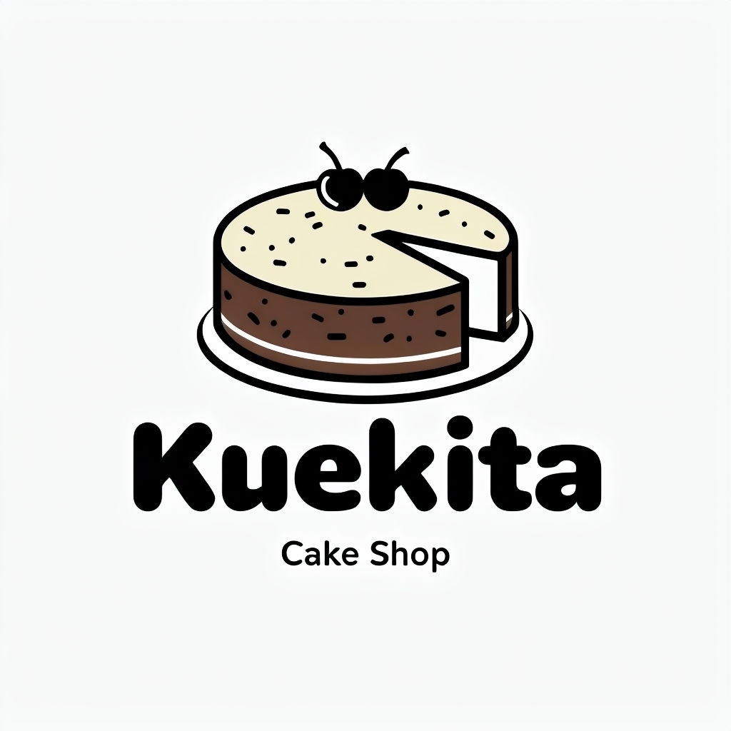 Minimalist CAKÉ Graphic Design with Cake Layer Elements Logo - Playground