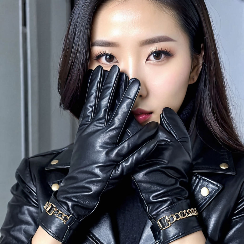 leather gloves