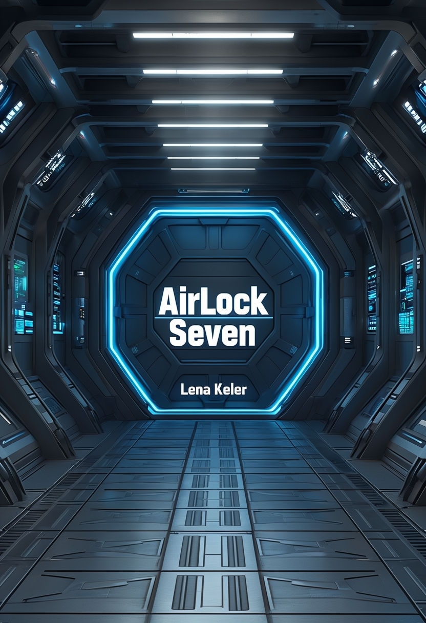Futuristic Sci-Fi Spaceship Interior with AirLock Seven EBook Cover