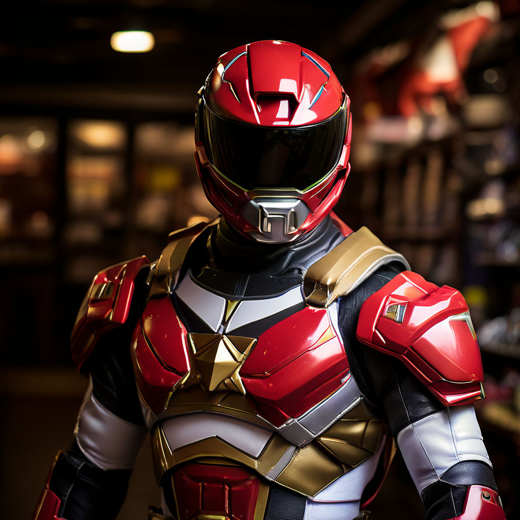 Andrew tate as red power ranger