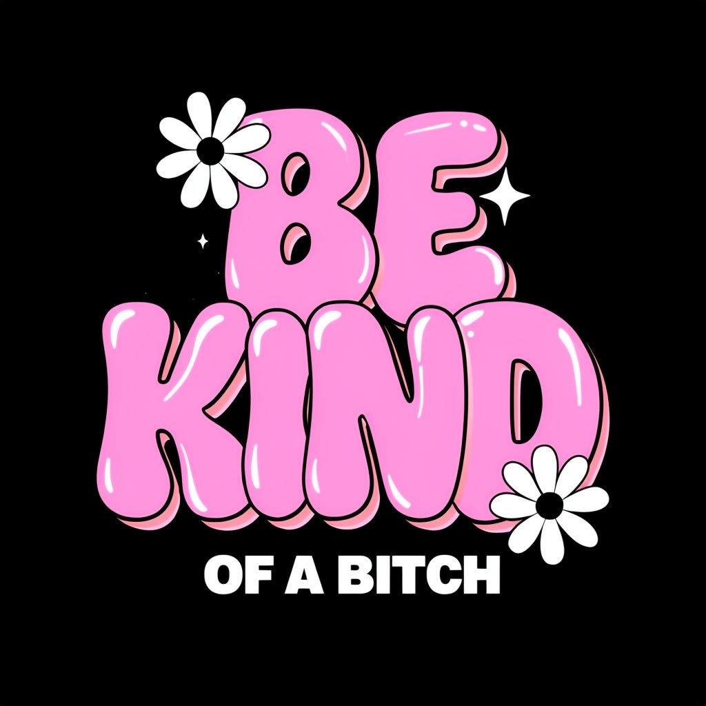 Be Kind Uplifting Motivational Cartoon Design T-Shirt