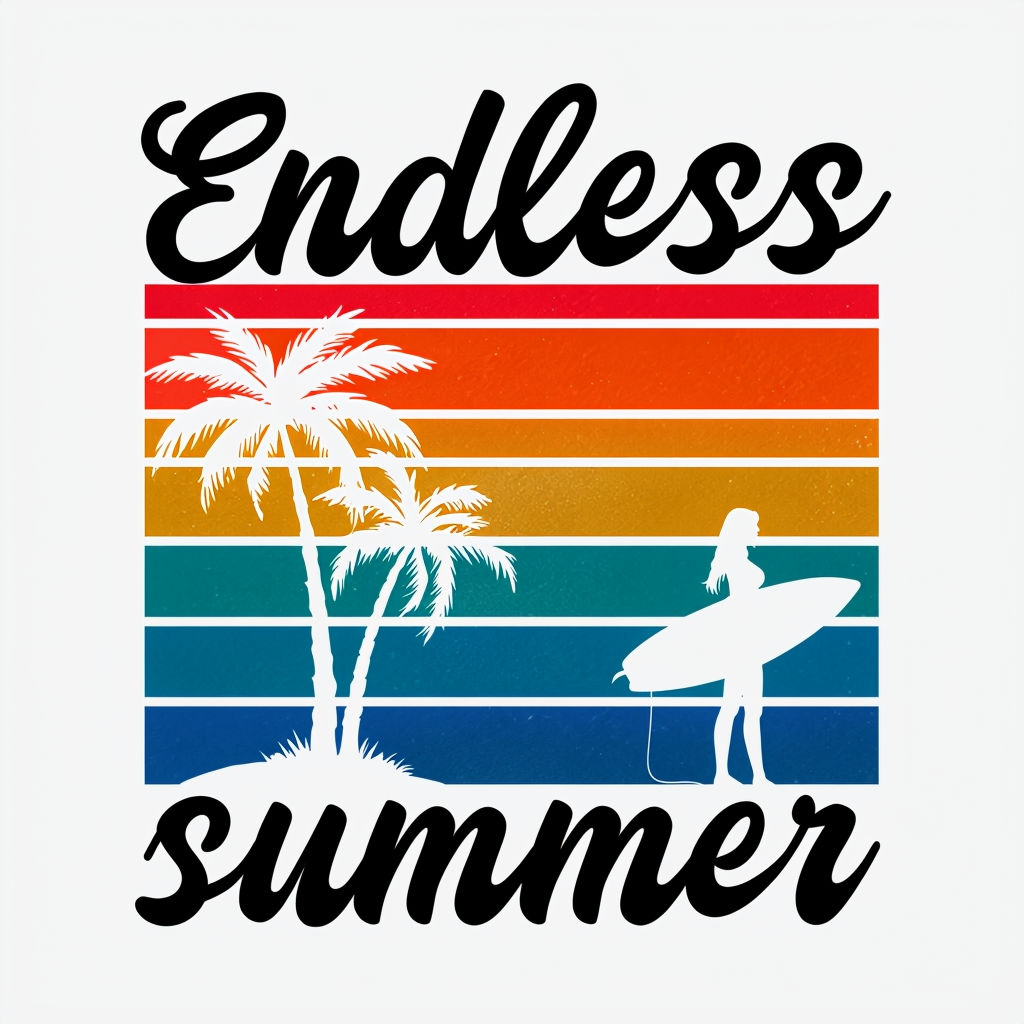 Retro Endless Summer T-Shirt 