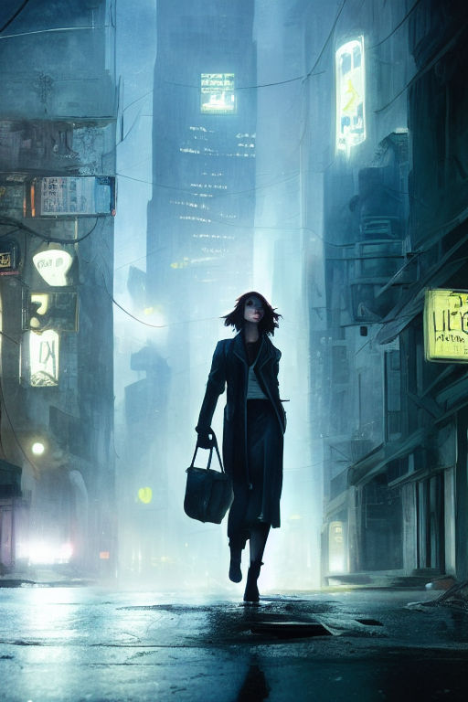 A neo noir female detective by Cilla Smith - Playground