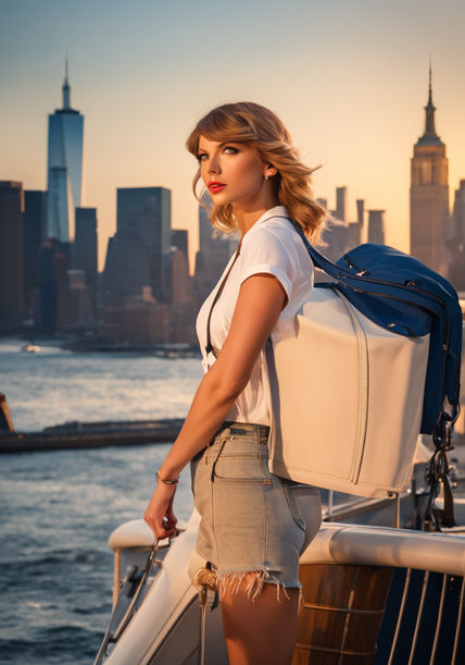 Photography of a beautiful Taylor Swift 24 years old wearing… by