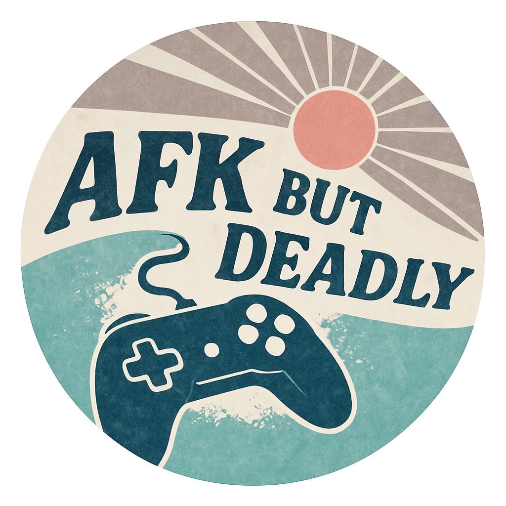 AFK But Deadly Vintage Game Controller Design T-Shirt