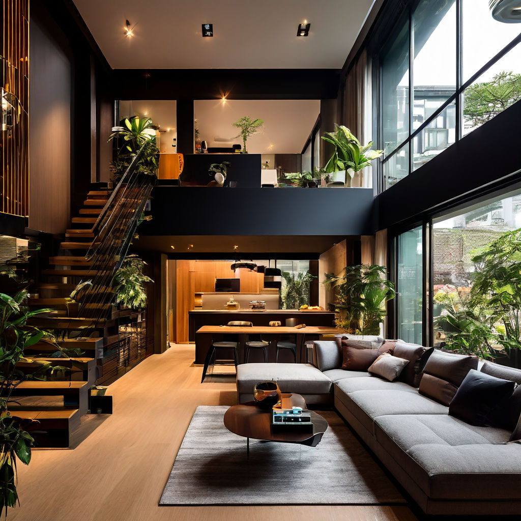 A modern 4-levels high-density house in tapei after 30 years... by A320 ...