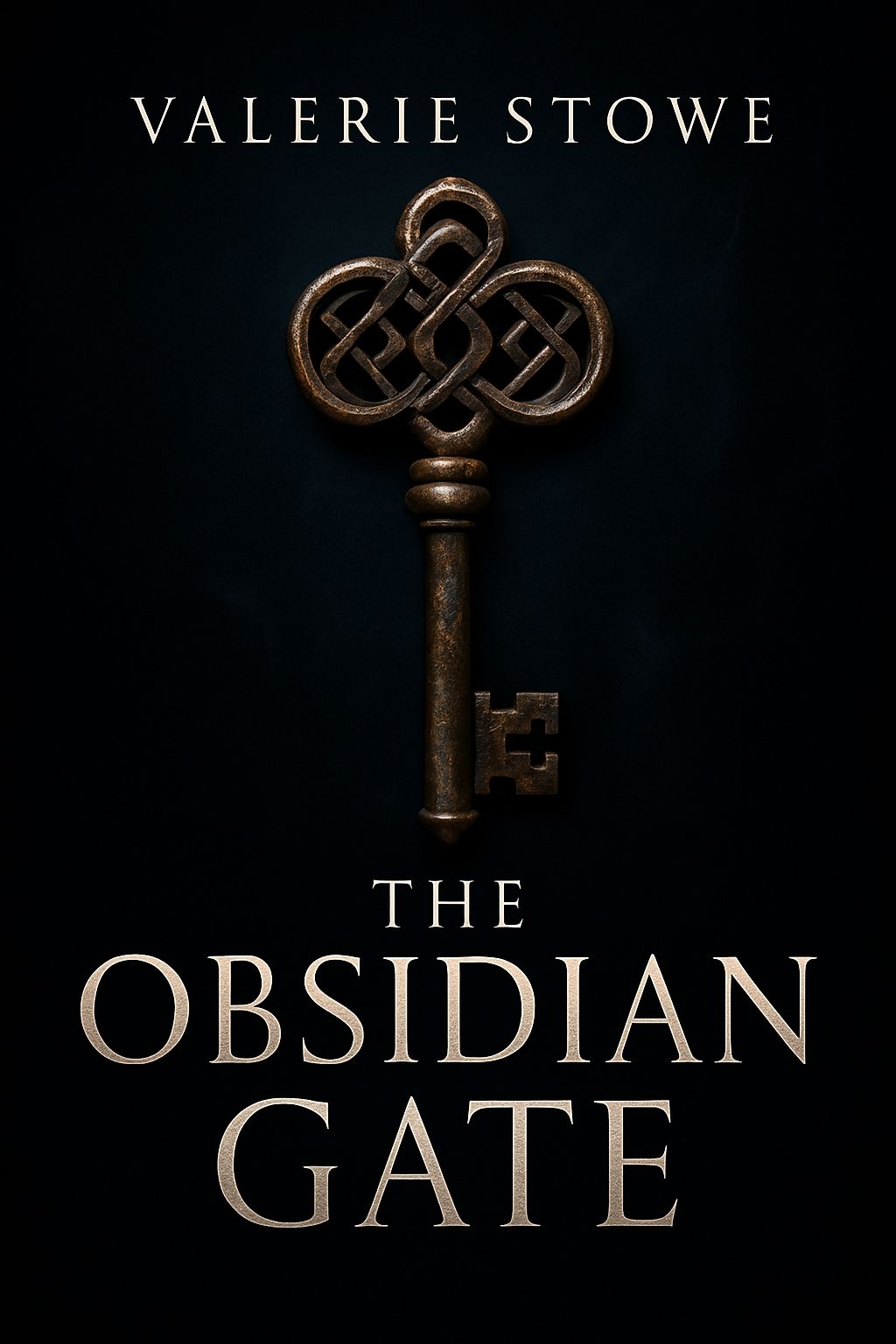 Antique Key Design for The Obsidian Gate EBook Cover