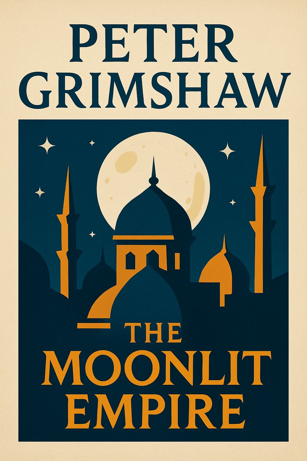 Moonlit Empire with Middle Eastern Architecture EBook Cover