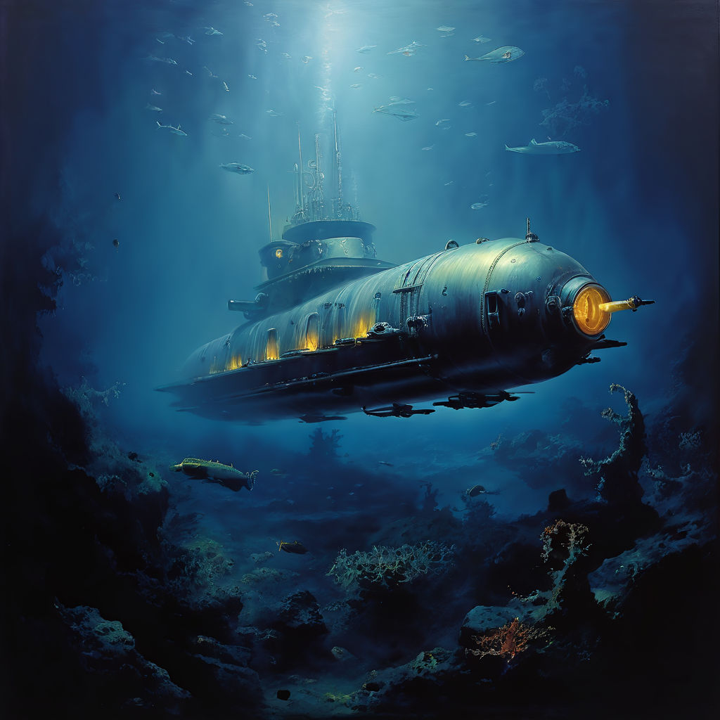 An incredibly lifelike oil painting by Ivan Aivazovsky featu... by ...