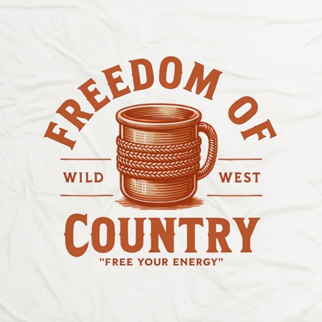 Vintage Rustic Freedom of The Wild West T-Shirt