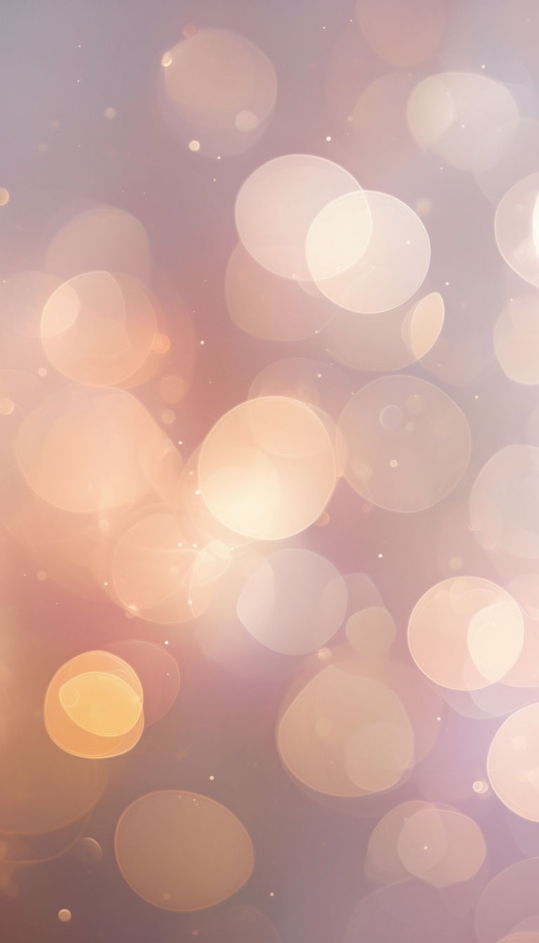 Dreamy Bokeh Effect Abstract Photograph for Serene Atmosphere Social Media Post