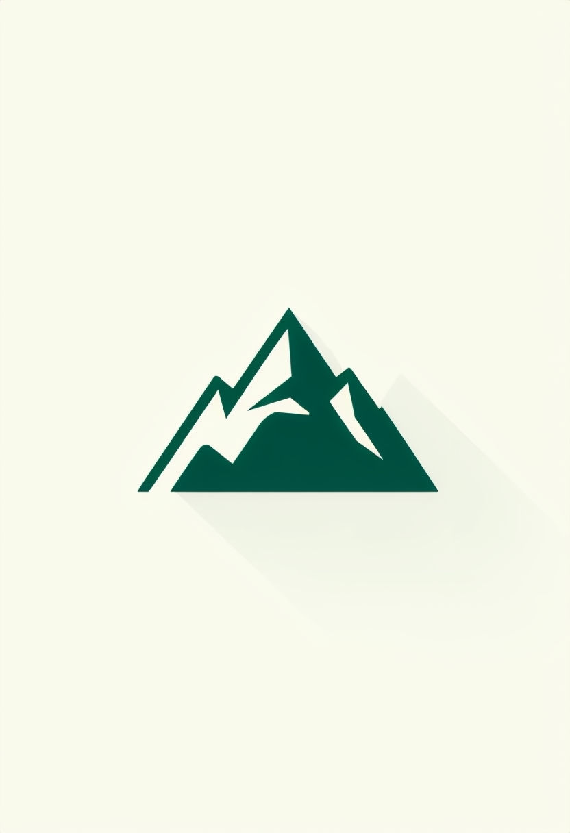 Minimalist Mountain Adventure Logo