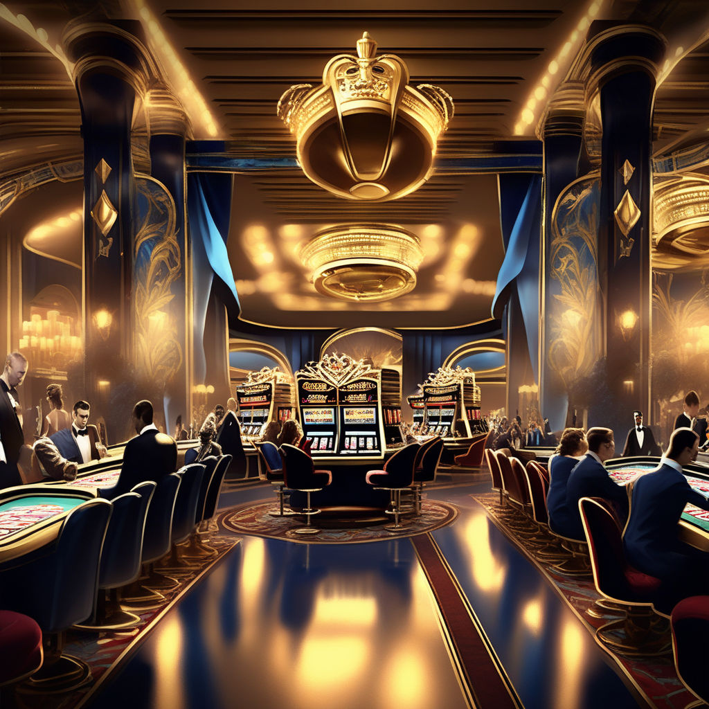 Casino concept art embodying casino night party ambiance by Unblablas ...