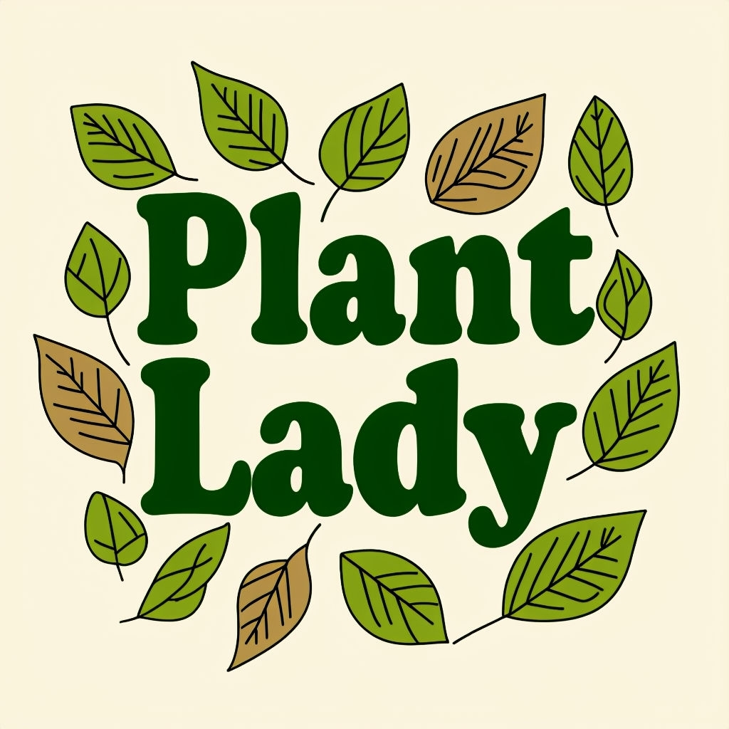 Plant Lady Minimalist Nature-Inspired Design T-shirt